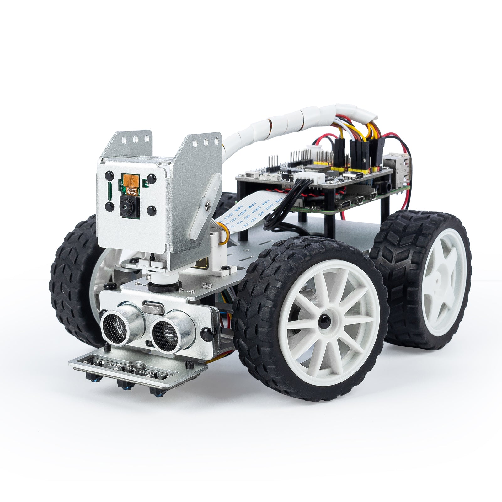 SunFounder Smart Video Robot Car Kit for Raspberry Pi 5/4/3B+/3B/Zero W  (Battery Included) PiCar-X