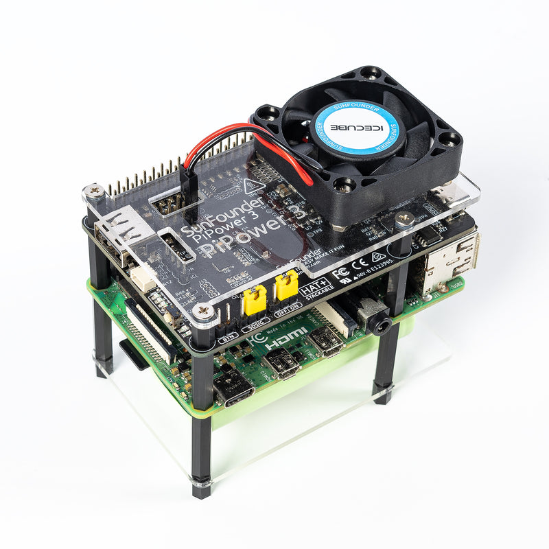 SunFounder Raspberry Pi 4 UPS Power Supply Compatible with Raspberry Pi 4B/3B+/3B/Zero 2 W/Arduino/ESP32/Pico W - SunFounder