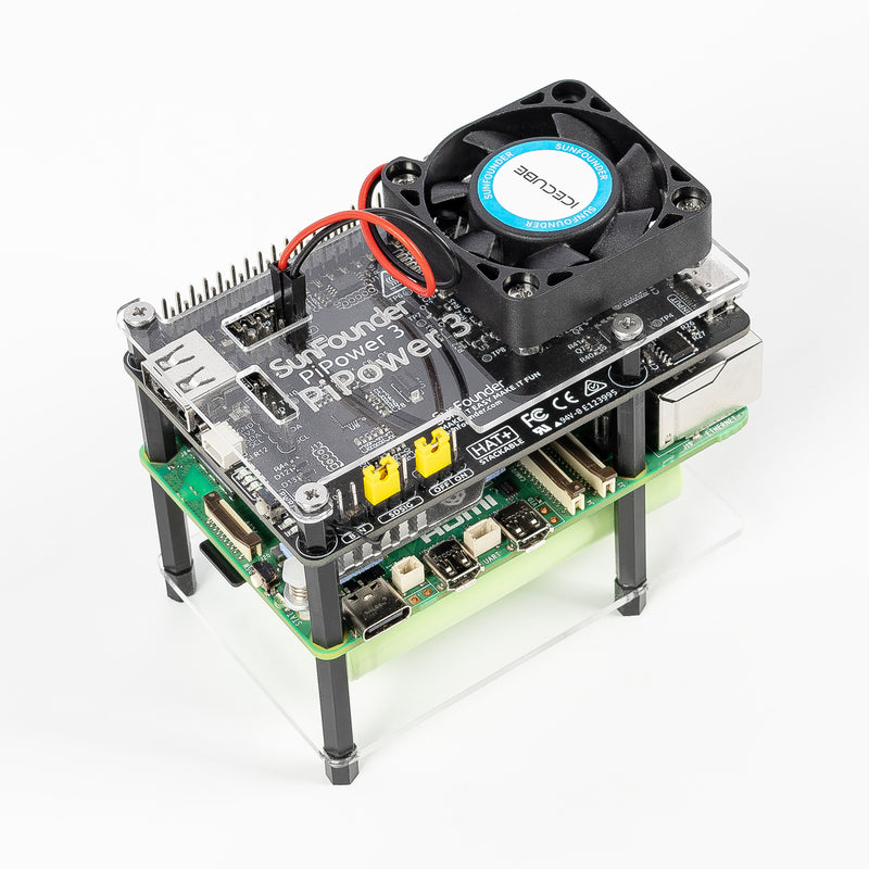 SunFounder Raspberry Pi 5 UPS Power Supply Compatible with Raspberry Pi 5/4B/3B+/3B/Zero 2 W/Arduino/ESP32/Pico W