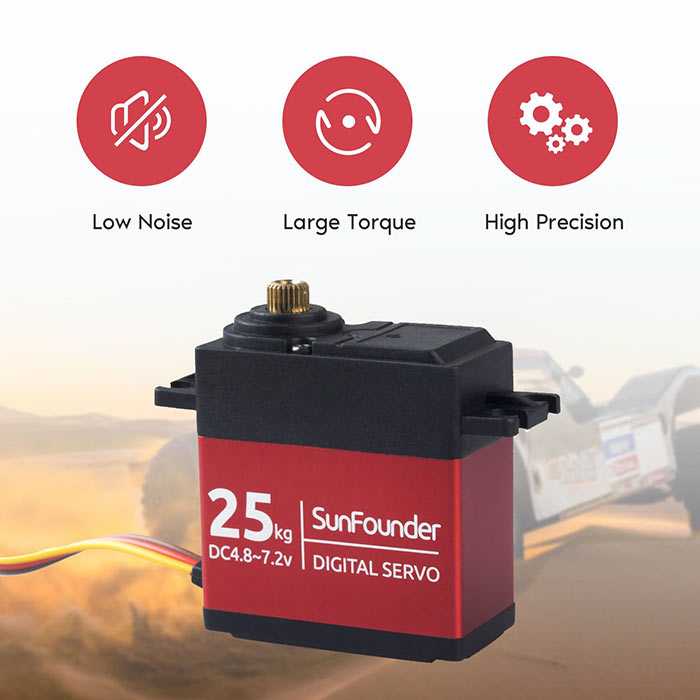 SunFounder 25KG High Torque Servo for RC Robot Cars/Crawler Robot