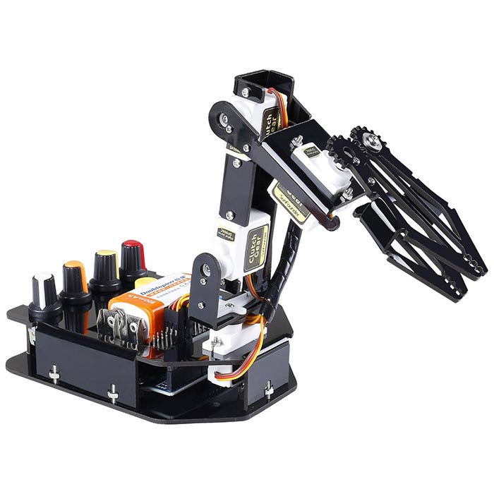  SunFounder Kit de robótica para Arduino, 4-DOF perezoso  bailarín programable DIY robot kit para adolescentes y adultos con  tutoriales : Juguetes y Juegos