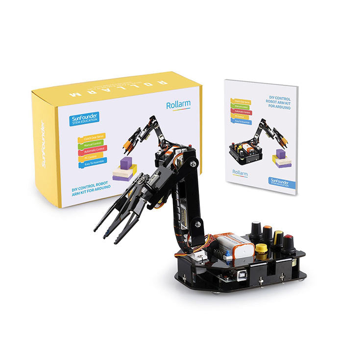  SunFounder Kit de robótica para Arduino, 4-DOF perezoso  bailarín programable DIY robot kit para adolescentes y adultos con  tutoriales : Juguetes y Juegos