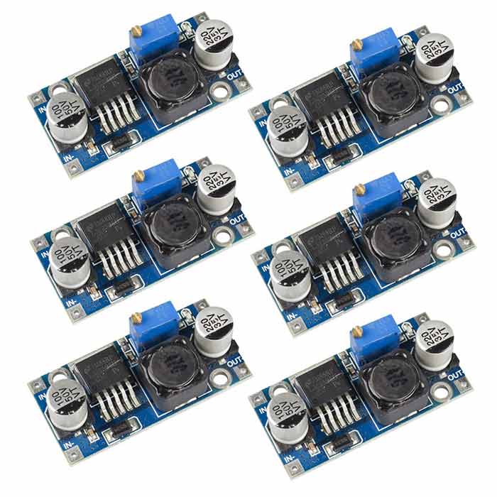 LM2596 DC-DC Power Supply Step Down Module (6 pack)