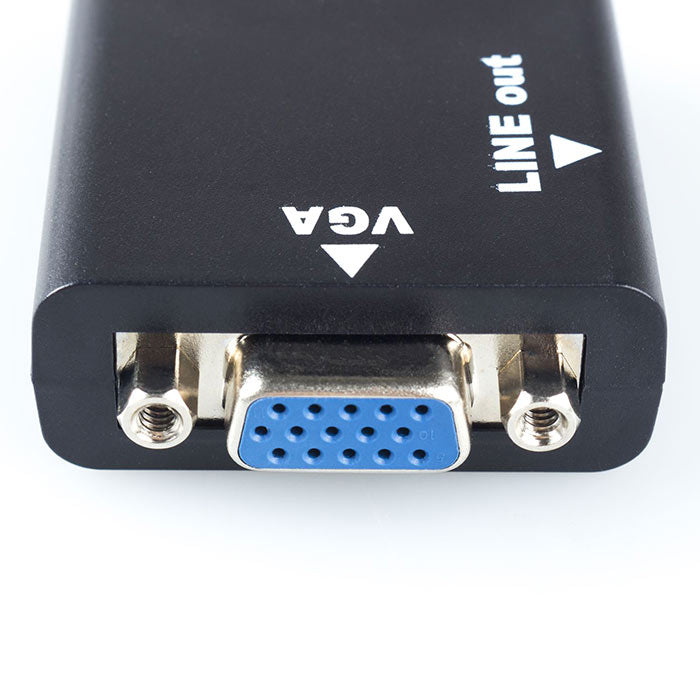 HDMI to VGA Video Adapter and 3.5mm Male/Male Stereo Cable - SunFounder