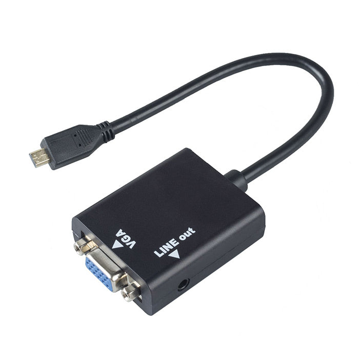 HDMI to VGA Video Adapter and 3.5mm Male/Male Stereo Cable