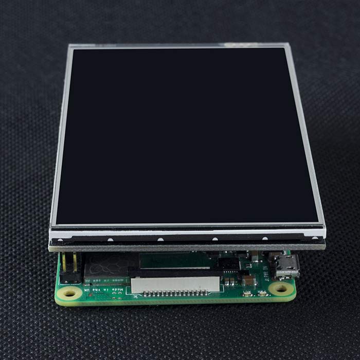 4 "HDMI IPS resistive touchscreen for Raspberry PI 4B / 3B+