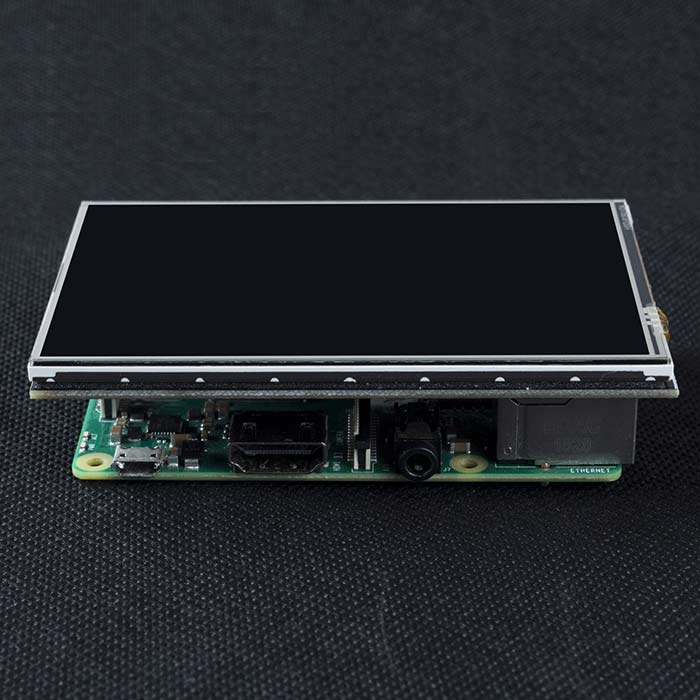 4 "HDMI IPS resistive touchscreen for Raspberry PI 4B / 3B+